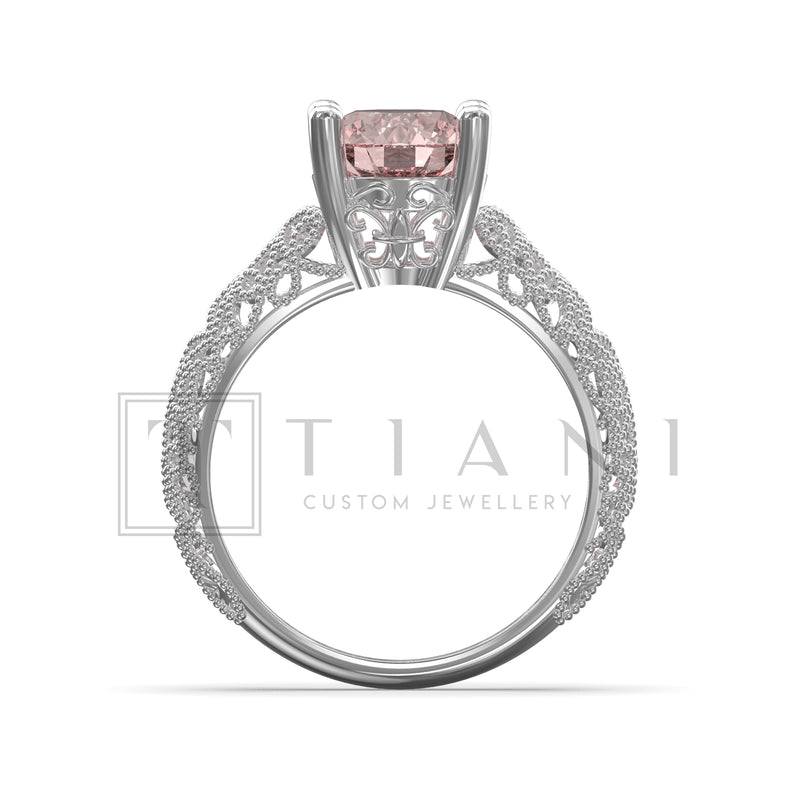 art deco engagement ring