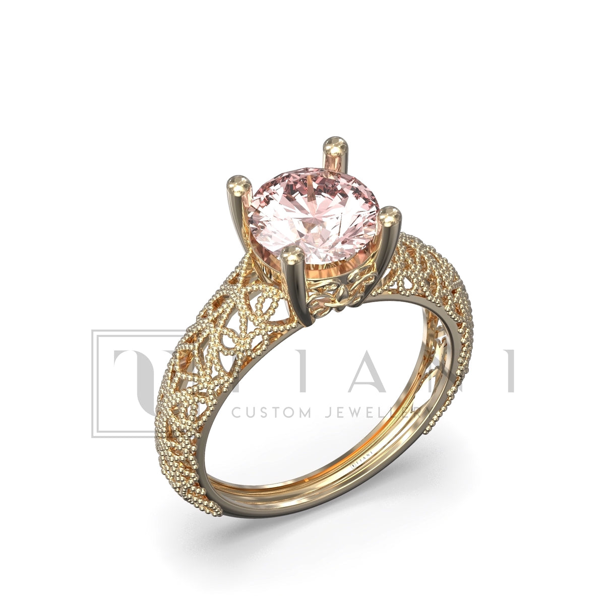 art deco engagement ring