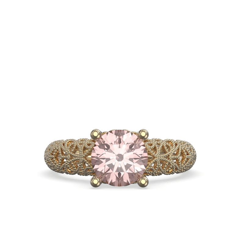 art deco engagement ring