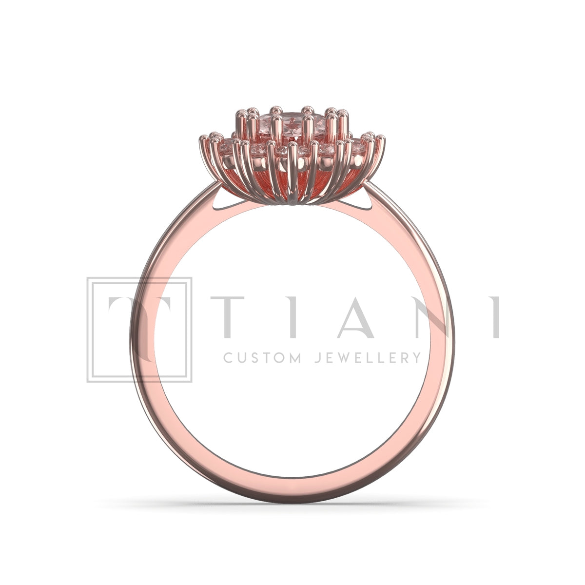 morganite and diamond ring 