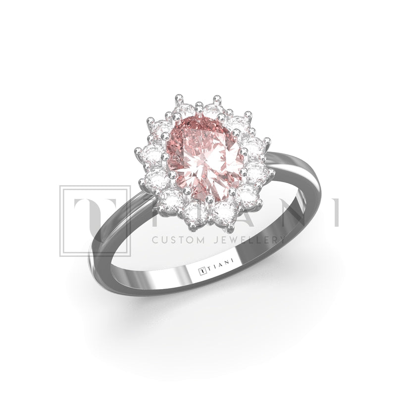 morganite and diamond ring 