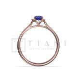  blue sapphire engagement ring