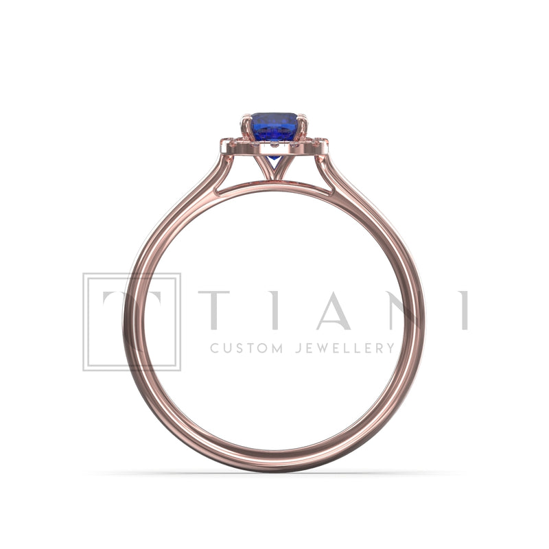  blue sapphire engagement ring