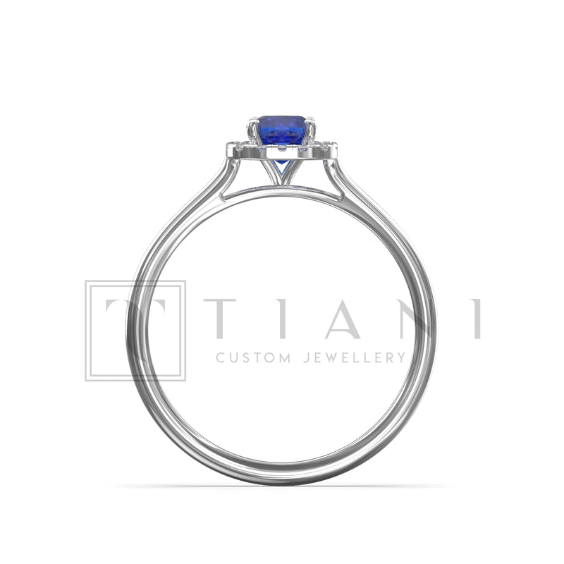  blue sapphire engagement ring