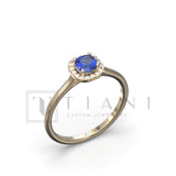  blue sapphire engagement ring