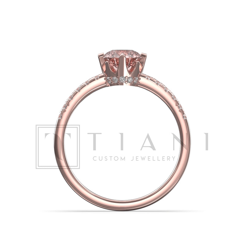 morganite engagement ring