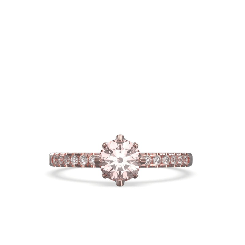 morganite engagement ring