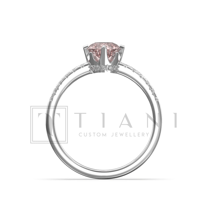 morganite engagement ring