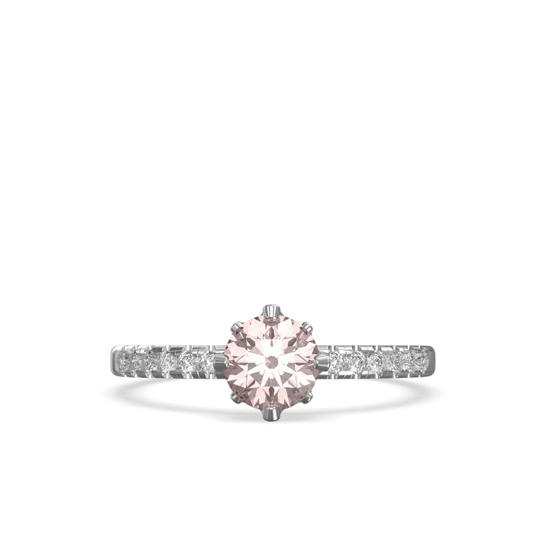morganite engagement ring