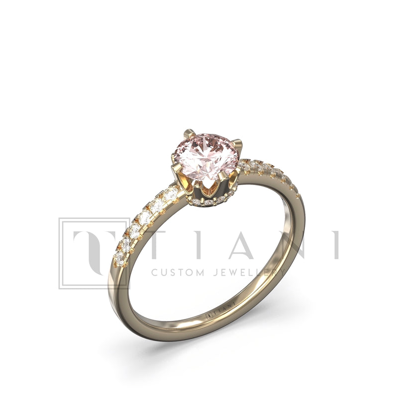 morganite engagement ring
