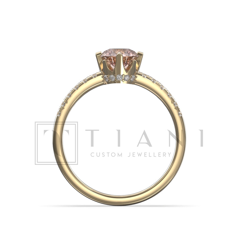 morganite engagement ring