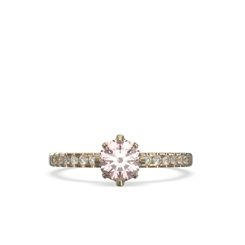 morganite engagement ring