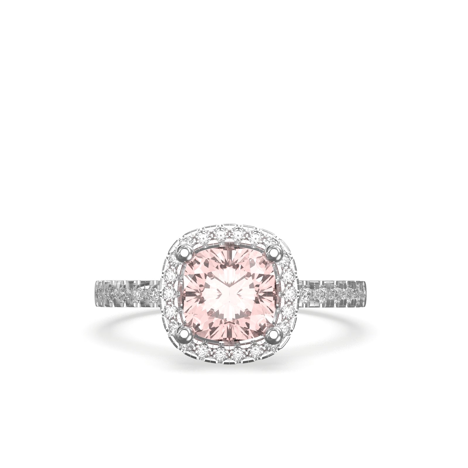 diamond halo engagement ring