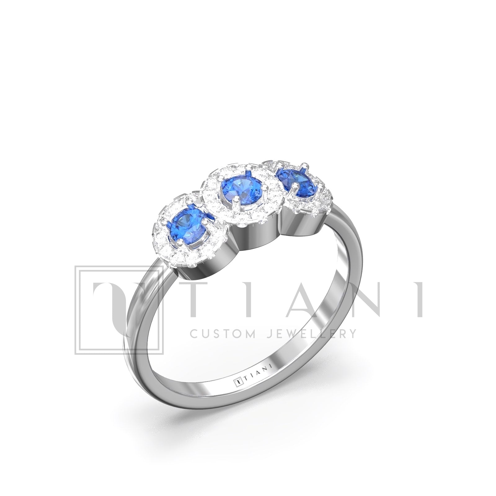 diamond and sapphire ring