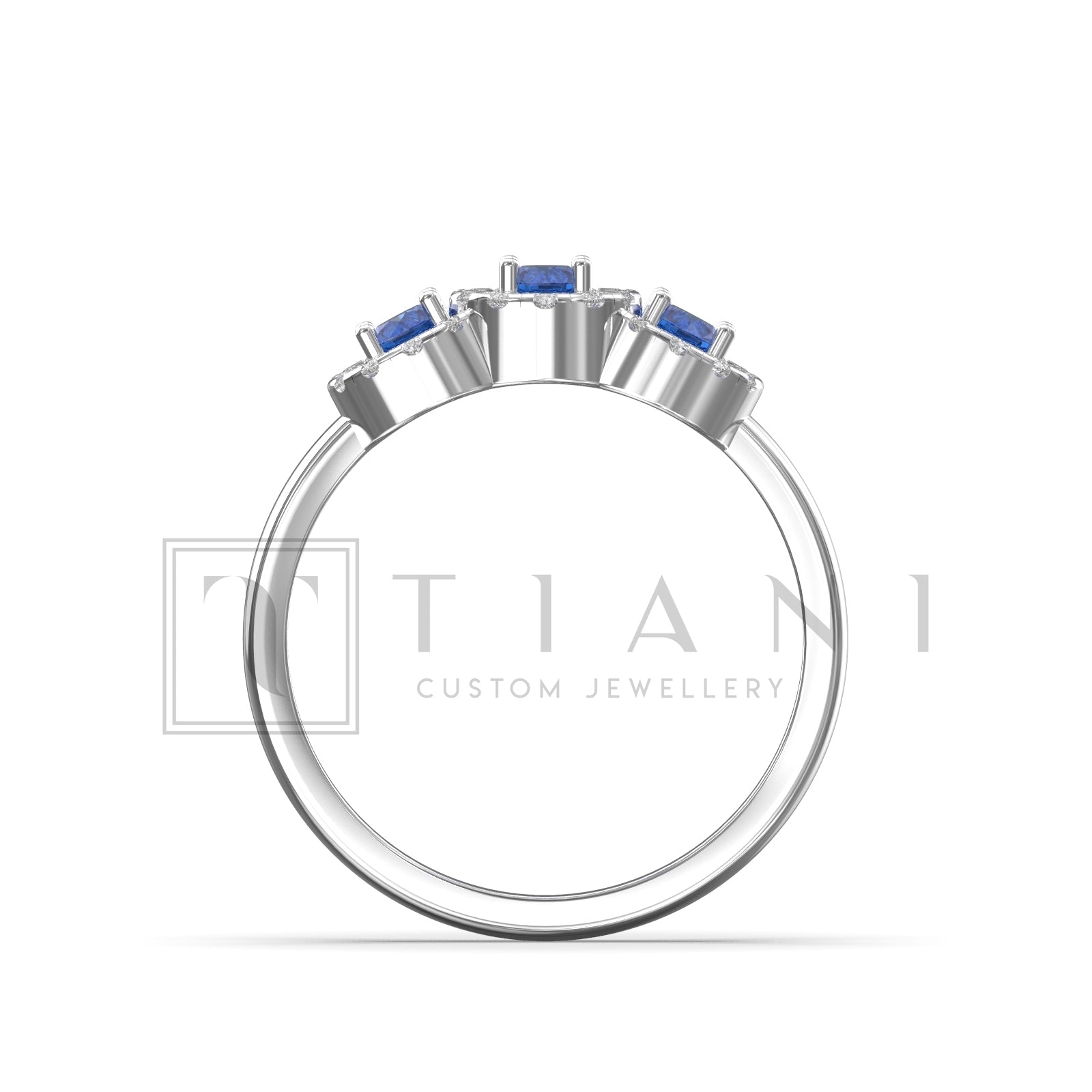diamond and sapphire ring