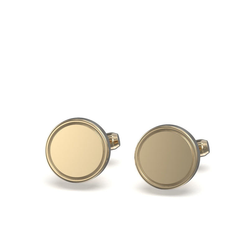 Zee | Custom Gold Cufflink