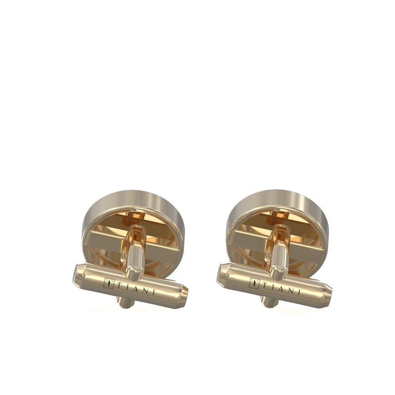 Zee | Custom Gold Cufflink